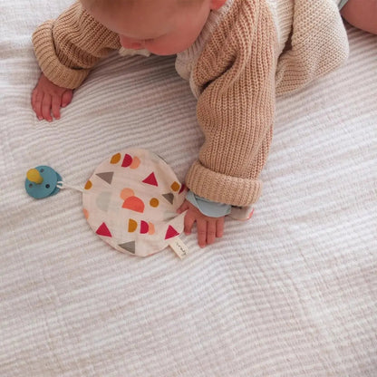Schnullertuch Baby Geometrisch | Musselin | Ballonform Schnullertuch Kotenkram