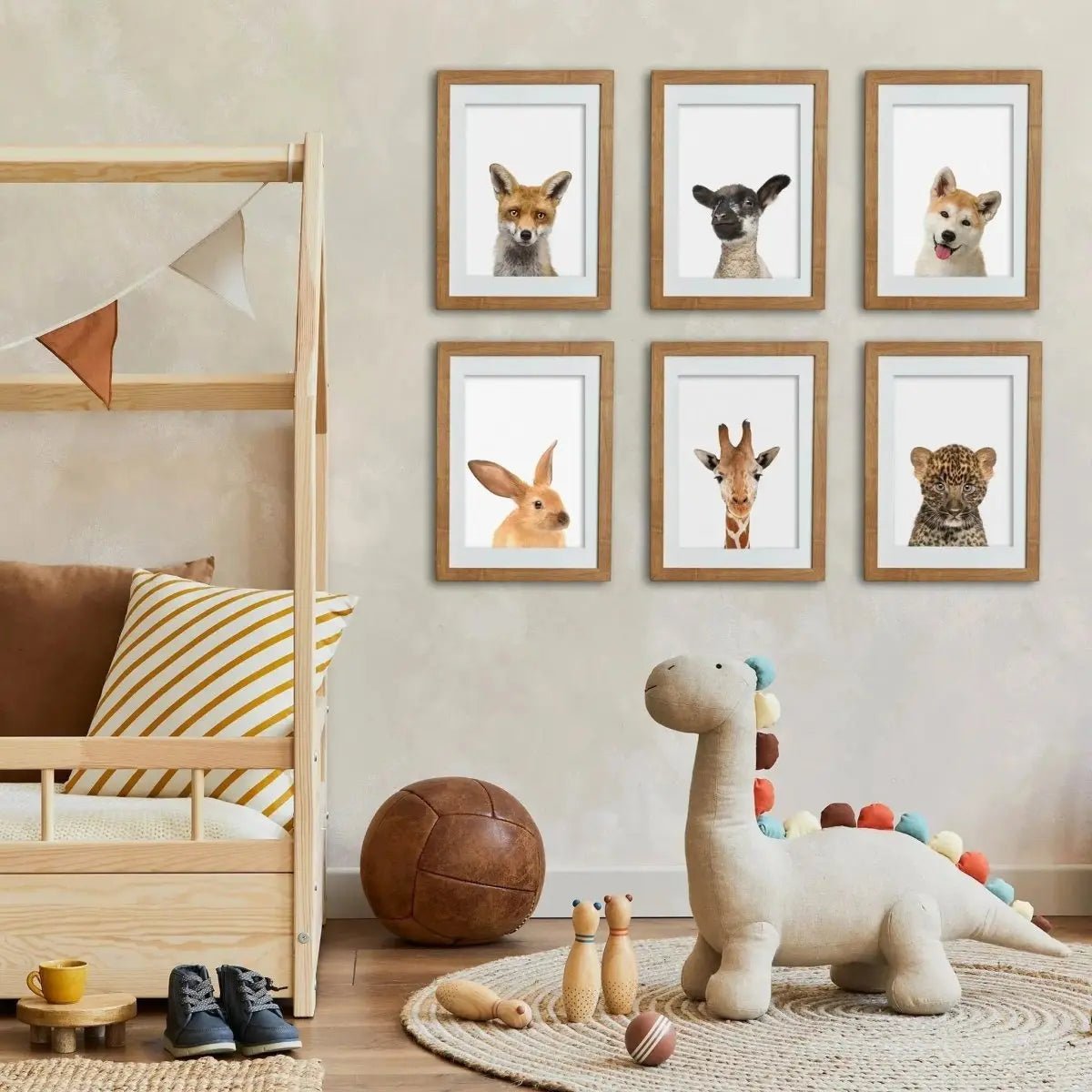 Set Tierposter 8 Stück | DIN A4 | Dekoration Kinderzimmer Poster A4 Kotenkram