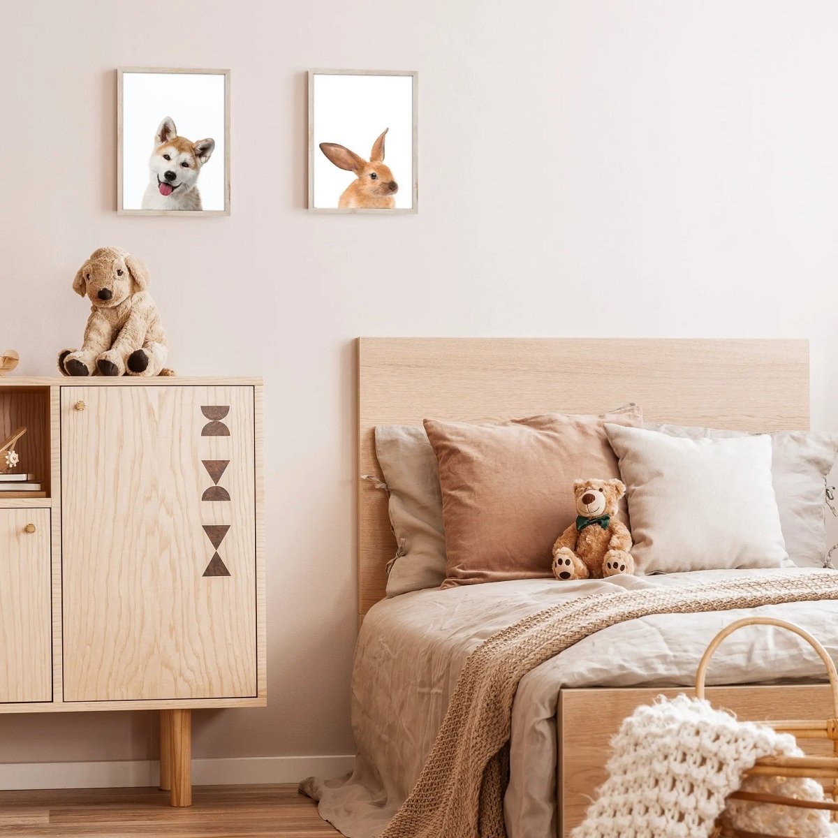 Tierposter Hund | Kinderzimmer Dekoration | DIN A4 | einzeln Poster A4 Kotenkram