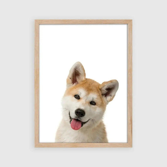 Tierposter Hund | Kinderzimmer Dekoration | DIN A4 | einzeln Poster A4 Kotenkram