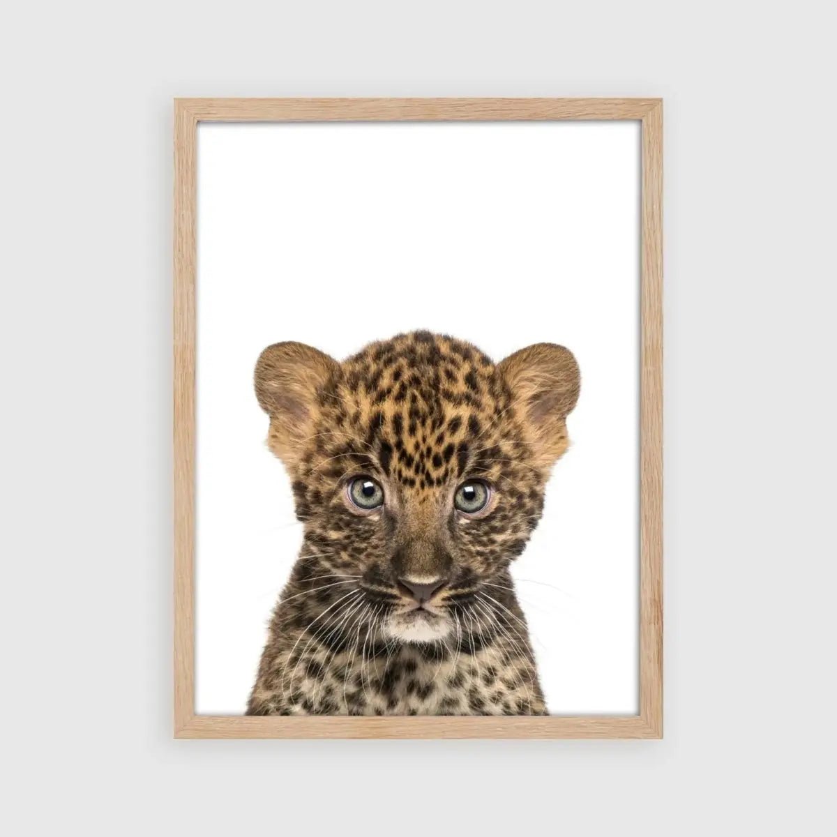 Tierposter Leopard | Kinderzimmer Dekoration | DIN A4 | einzeln Poster A4 Kotenkram